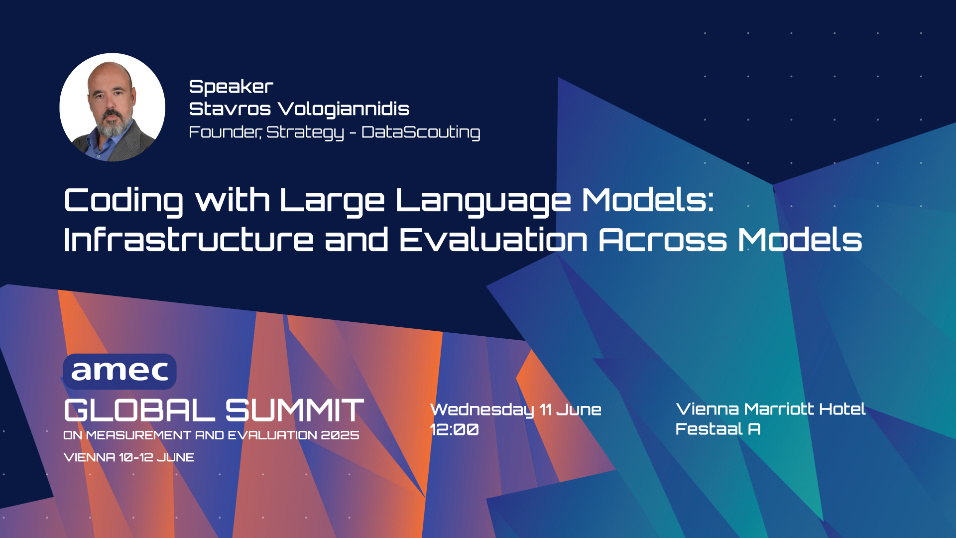 AMEC Summit 2025 | Speaker - Stavros Vologiannidis